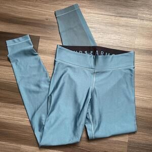 Under Armour Women's Leggings Aqua Blue Athletic Yoga Size Medium